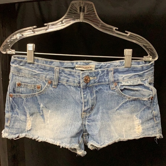 BONGO juniors lightly distressed jean shorts - Picture 1 of 7
